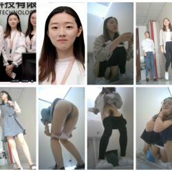 電子廠4K原版-廁拍上過電視臺受表彰的傑出女青年和她的女同事們14V[MP4/1.38G]