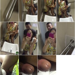 新瓜流出,大連恩愛夫妻泰國度蜜月機場廁所後入自拍,太刺激了4P+1V 2